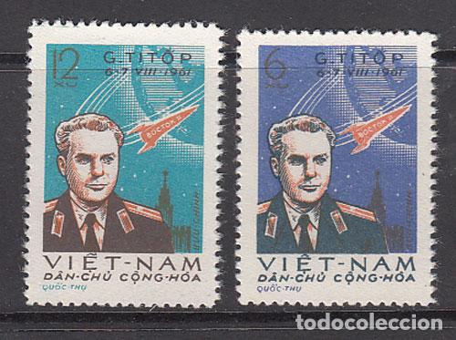 Selos: Vietnam del Norte - Correo Yvert 243/4 ** Mnh Astro