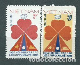 Selos: Vietnam Rep. Socialista - Correo 1983 Yvert 401/2 ** Mnh