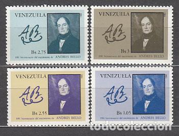 Selos: Venezuela - Correo 1982 Yvert 1115/8 ** Mnh Personaje