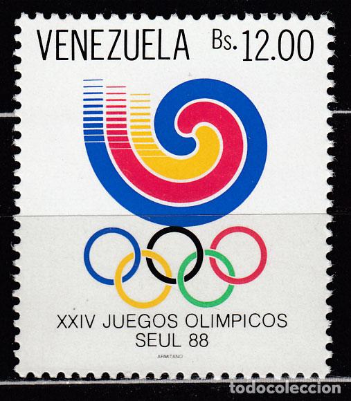 Selos: Venezuela - Correo 1988 Yvert 1414 ** Mnh Olimpiadas de Seul