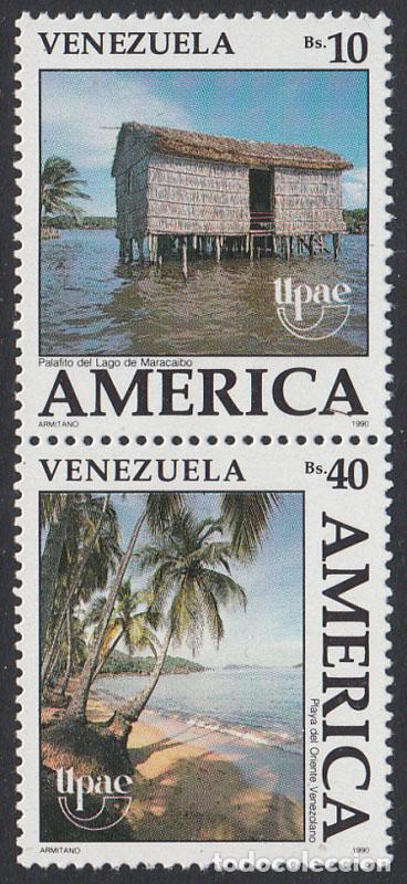Selos: Venezuela - Correo 1990 Yvert 1510/1 ** Mnh Upaep