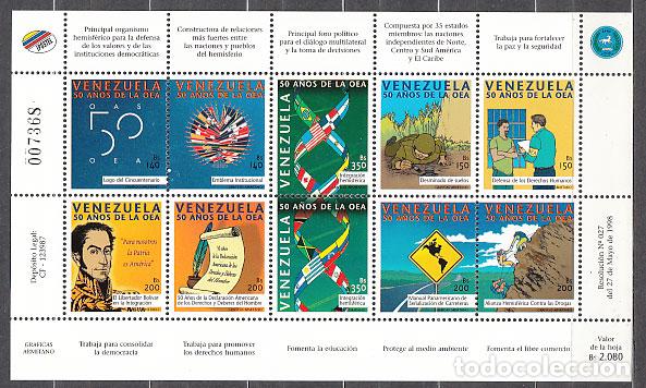 Selos: Venezuela - Correo 1998 Yvert 2032/41 ** Mnh