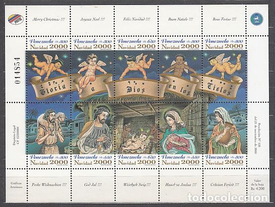Selos: Venezuela - Correo 2000 Yvert 2169W/AG ** Mnh Navidad