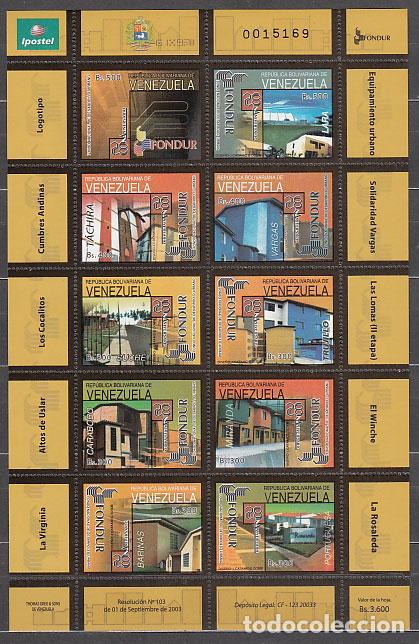 Selos: Venezuela - Correo 2003 Yvert 2255/64 ** Mnh