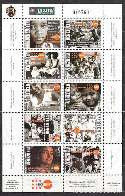 Selos: Venezuela - Correo 2004 Yvert 2375/84 ** Mnh Naciones Unidas