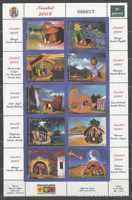 Selos: Venezuela - Correo 2004 Yvert 2385/94 ** Mnh Navidad