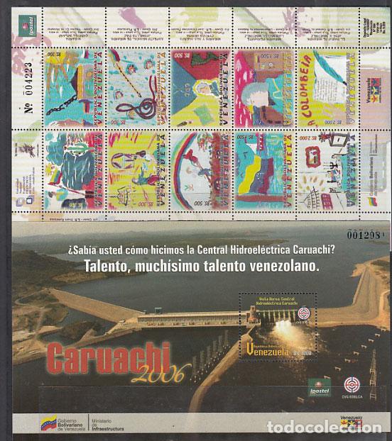 Selos: Venezuela - Correo 2006 Yvert 2567/76+H.64 ** Mnh