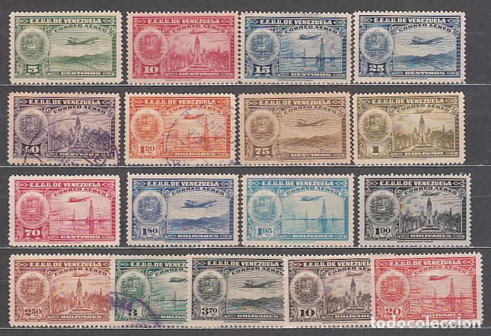 Selos: Venezuela - Aereo Yvert 79/96 */usado Mh/usado Aviones