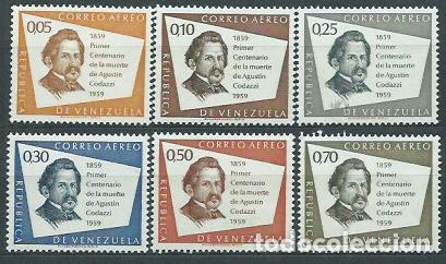 Francobolli: Venezuela - Aereo Yvert 707/12 * Mh Personaje