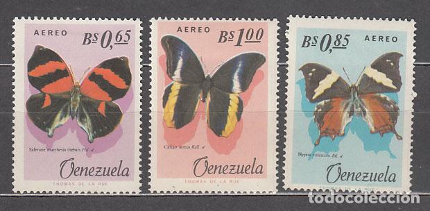 Francobolli: Venezuela - Aereo Yvert 873/5 * Mnh Fauna mariposas