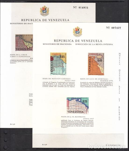 Francobolli: Venezuela - Hojas Yvert 11A/B ** Mnh