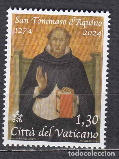 Francobolli: Vaticano Correo 2024 Yvert 1970 ** Mnh Santo Tomas de Aquino