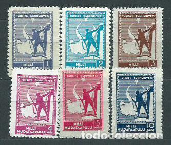Francobolli: Turquia - Correo 1941 Yvert 963/7 ** Mnh