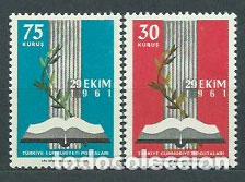 Francobolli: Turquia - Correo 1961 Yvert 1609/10 ** Mnh