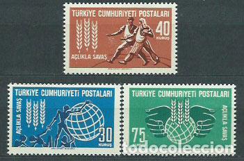 Francobolli: Turquia - Correo 1963 Yvert 1647/9 ** Mnh