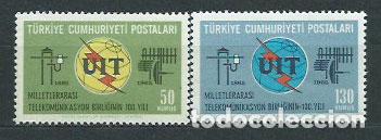 Francobolli: Turquia - Correo 1965 Yvert 1732/3 ** Mnh UIT