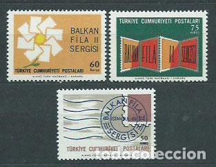 Francobolli: Turquia - Correo 1966 Yvert 1789/91 ** Mnh
