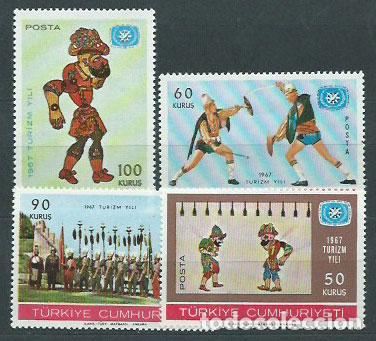 Francobolli: Turquia - Correo 1967 Yvert 1814/7 ** Mnh