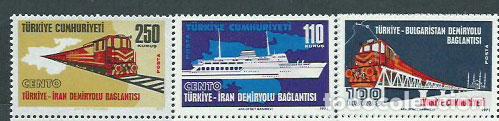 Francobolli: Turquia - Correo 1971 Yvert 2007/9 ** Mnh