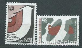 Francobolli: Turquia - Correo 1974 Yvert 2111/2 ** Mnh
