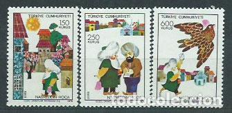Francobolli: Turquia - Correo 1976 Yvert 2164/6 ** Mnh