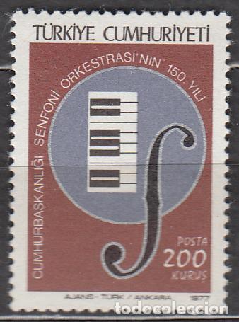 Francobolli: Turquia Correo 1977 Yvert 2181 ** Mnh M&uacute;sica
