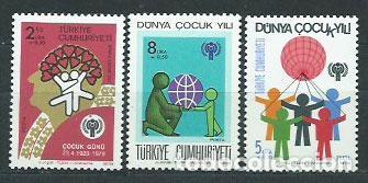 Francobolli: Turquia - Correo 1979 Yvert 2243/5 ** Mnh A&ntilde;o del ni&ntilde;o