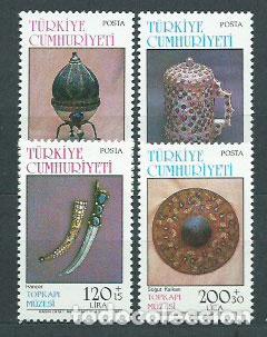 Francobolli: Turquia - Correo 1986 Yvert 2498/501 ** Mnh Arte
