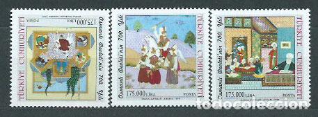 Francobolli: Turquia - Correo 1999 Yvert 2907/9 ** Mnh Miniaturas