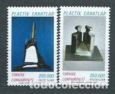 Selos: Turquia - Correo 1999 Yvert 2918/9 ** Mnh Pintura y escultura