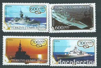 Selos: Turquia - Correo 2003 Yvert 3088/91 ** Mnh Barcos