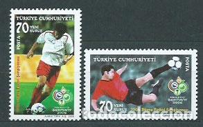 Selos: Turquia - Correo 2006 Yvert 3237/8 ** Mnh Deportes f&uacute;tbol