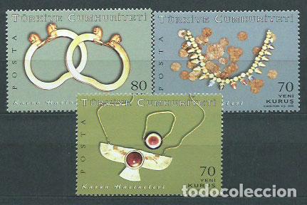 Selos: Turquia - Correo 2006 Yvert 3246/8 ** Mnh Joyas
