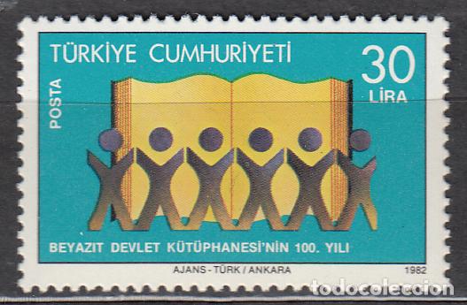 Selos: Turquia Correo 1982 Yvert 2375 ** Mnh Centanario de la Biblioteca de Estado