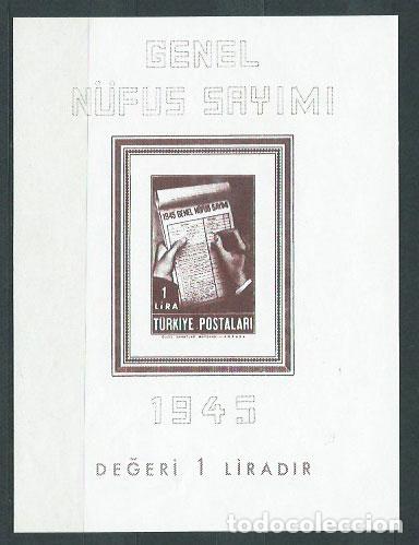 Selos: Turquia - Hojas Yvert 3 * Mh