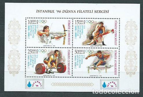 Francobolli: Turquia - Hojas Yvert 33 ** Mnh Deportes