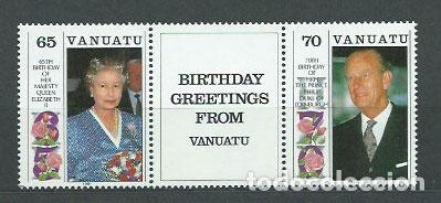 Francobolli: Vanuatu - Correo Yvert 864/5 ** Mnh Isabel II