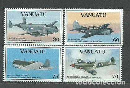 Francobolli: Vanuatu - Correo Yvert 981/4 ** Mnh Aviones