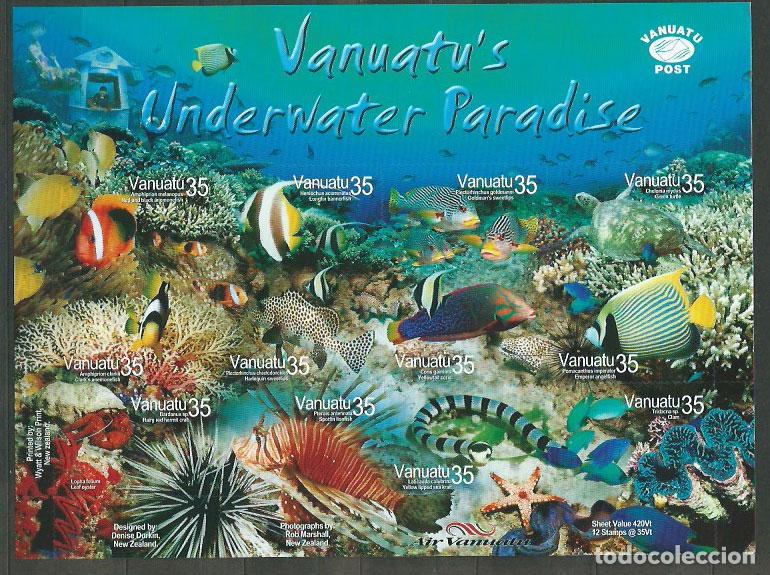 Francobolli: Vanuatu - Correo Yvert 1189/200 ** Mnh Fauna marina