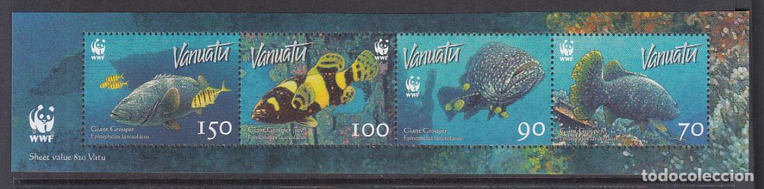 Francobolli: Vanuatu - Hojas Yvert 58 ** Mnh hoja recortada
