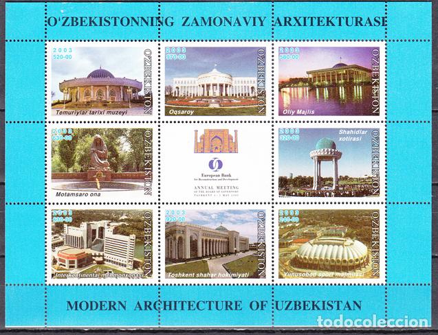 Francobolli: Uzbekistan - Correo Yvert 400/407 ** Mnh