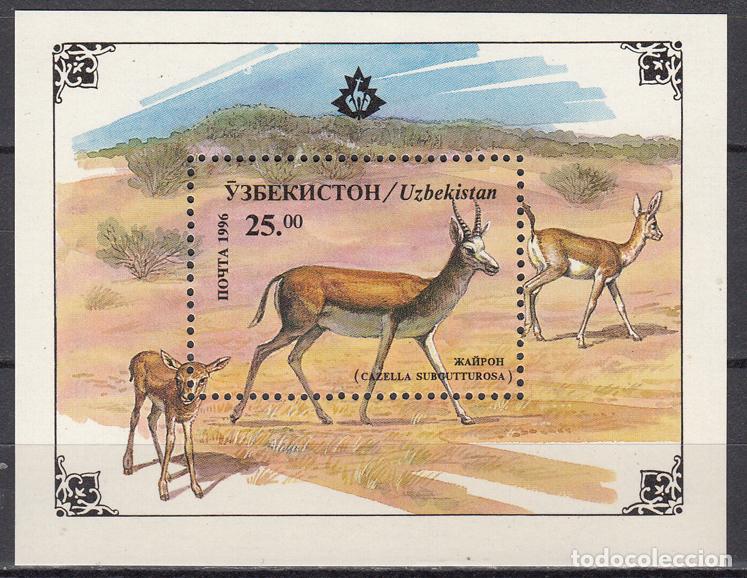 Francobolli: Uzbekistan - Hojas Yvert 7 ** Mnh Fauna