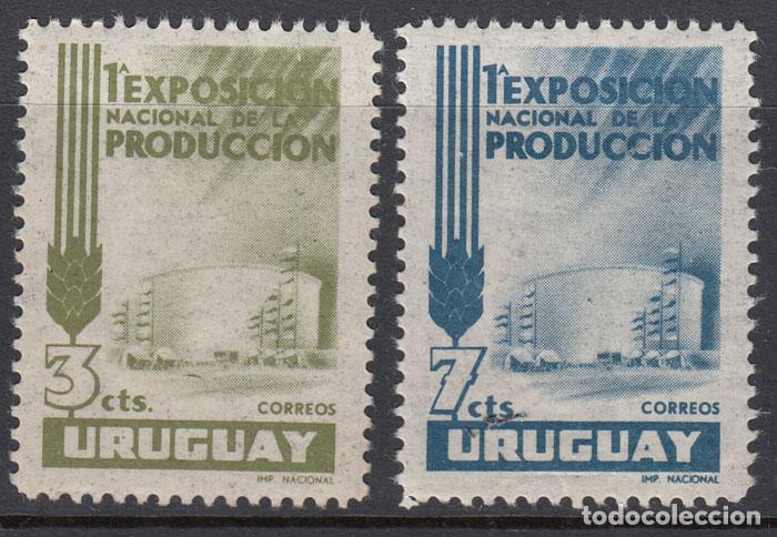 Francobolli: Uruguay - Correo 1956 Yvert 640/1 ** Mnhy