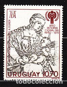 Francobolli: Uruguay - Correo 1979 Yvert 1022 ** Mnh Pintura