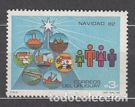 Francobolli: Uruguay - Correo 1982 Yvert 1118 ** Mnh Navidad