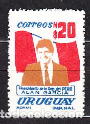 Francobolli: Uruguay - Correo 1986 Yvert 1183 ** Mnh Personaje