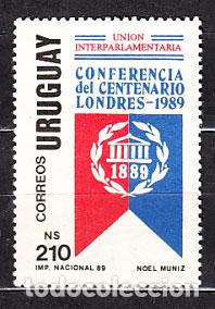 Francobolli: Uruguay - Correo 1989 Yvert 1281 ** Mnh