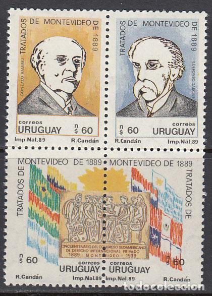 Francobolli: Uruguay - Correo 1989 Yvert 1316/9 ** Mnh