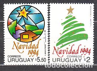 Francobolli: Uruguay - Correo 1994 Yvert 1499A/B ** Mnh Navidad