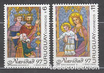 Francobolli: Uruguay - Correo 1997 Yvert 1678/9 ** Mnh Navidad
